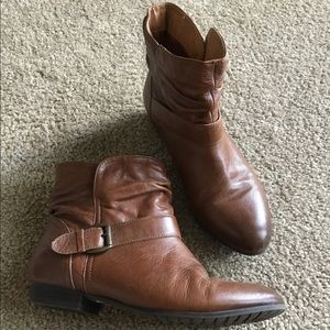 Never Worn Leather Aldo Booties
